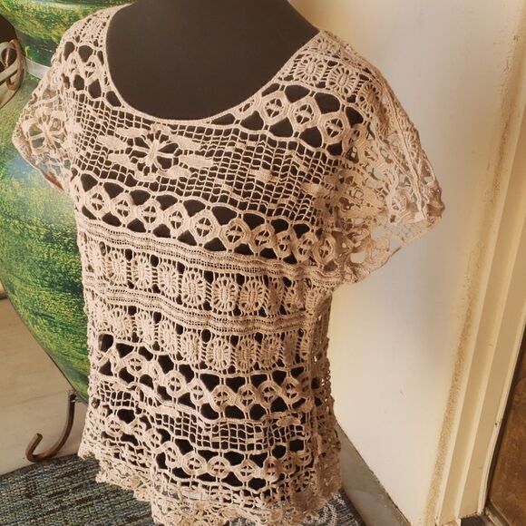 Crochet pullover top size med - Picture 4 of 6